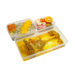 باقالی پلو با ماهیچه - Baghali Polo with Mahicheh (Rice and favas with lamb shank)