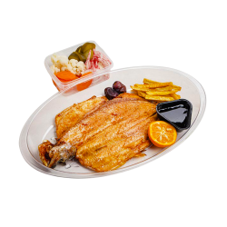 ماهی قزل آلا سرخ شده - Ghezel Ala (Iranian Salmon fried fish)