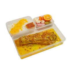 چلو گردن - Chelo Garden (Rice with lamb neck)