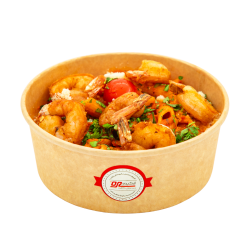 پاستا دریایی با میگو - Shrimp pasta