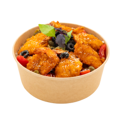 پاستا دریایی با میگو - Shrimp pasta