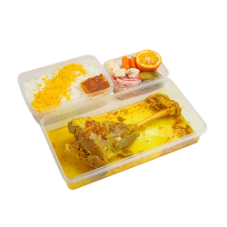 چلو ماهیچه - Chelo Mahicheh (Rice with lamb shank)